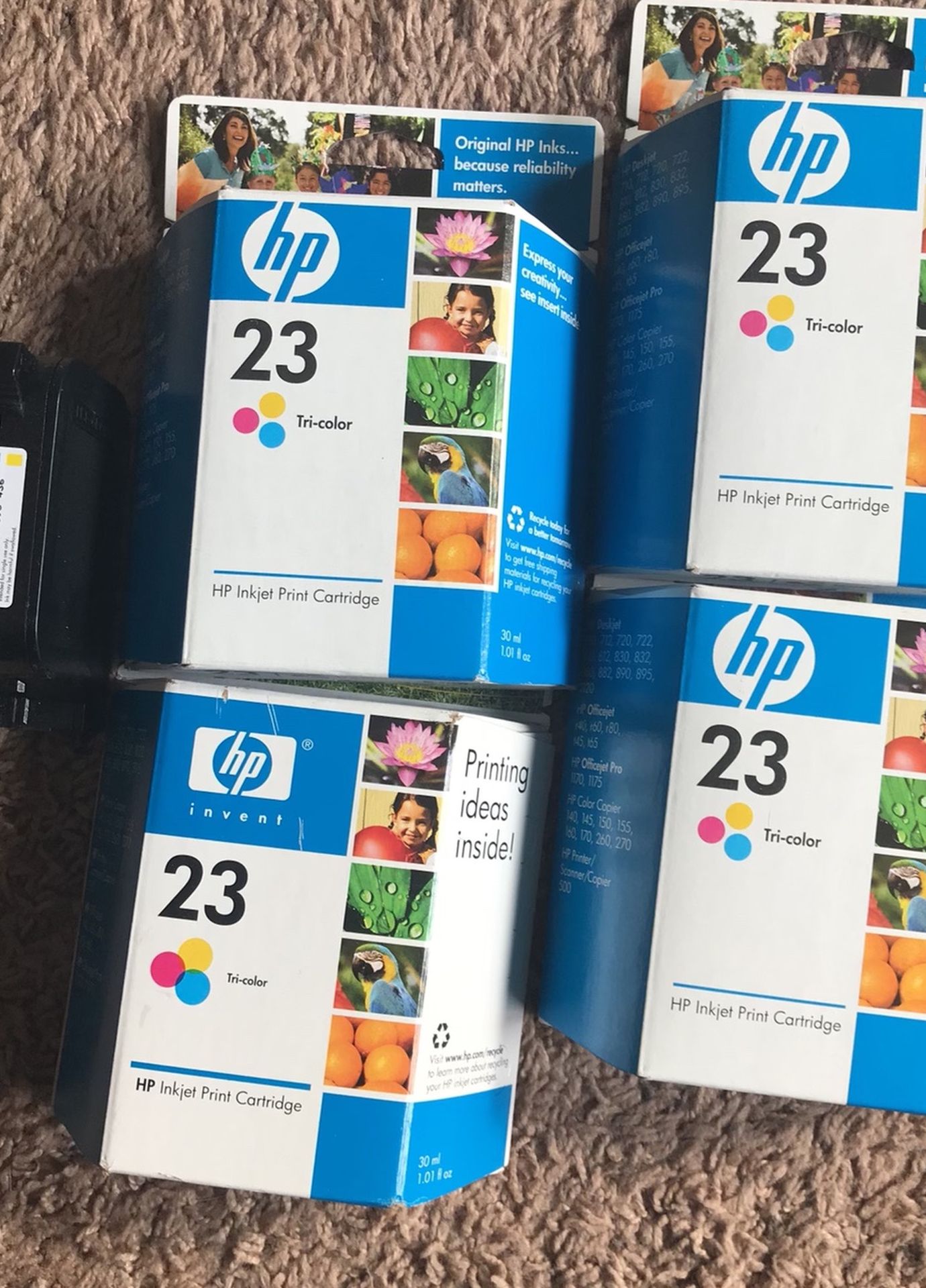 HP 23 Tri-Color Ink Cartridges
