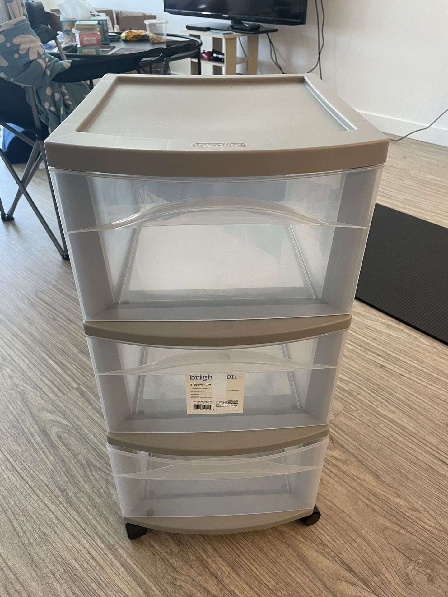 3 Drawers Organizer With Wheels