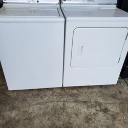 Top Load Maytag Washwe And Electric Dryer