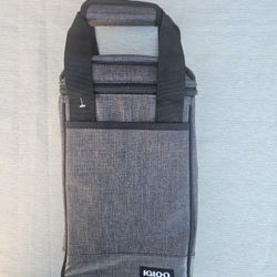 Igloo Insulated Single/Double Bottle Cooler Tote Bag