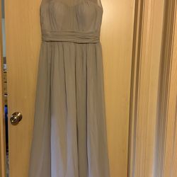 Beautiful Gray Evening Dress