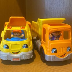 Fisher Price Little People Dump Truck Set