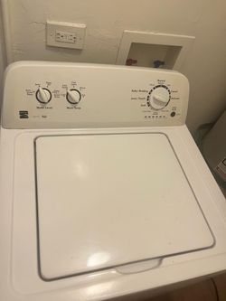 Kenmore Series 100 Top Load Washer and Front Load Dryer