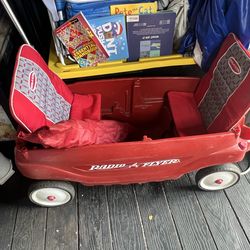 Radio Flyer plastic wagon