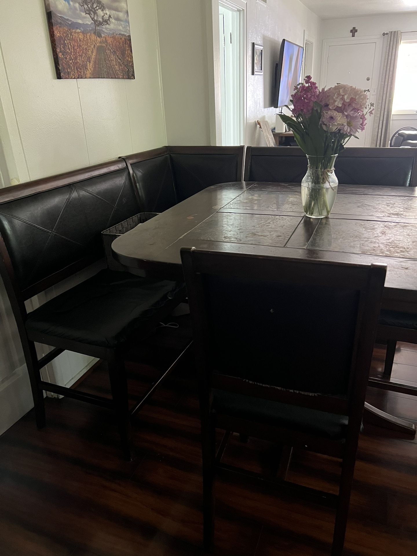 Counter Height Dining room Table 