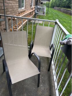Outdoor chair x2