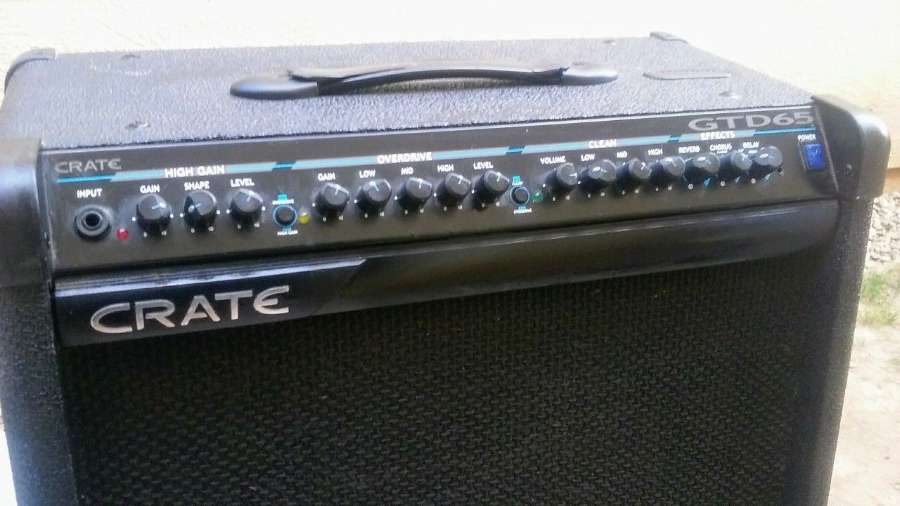 Crate GTD65 Combo Guitar Amplifier 65W 12