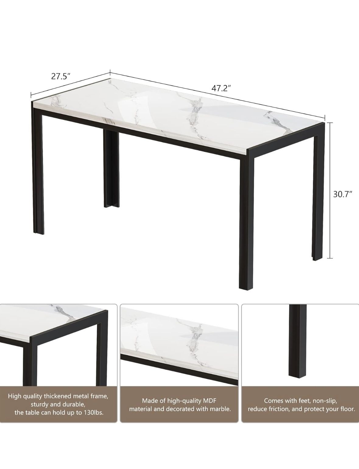 Artificial Marble Dining Table