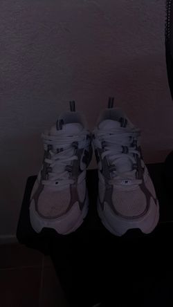 New Balance White Chunky Sneakers