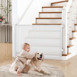 NEW RETRACTABLE 55 X 34 SAFETY GATE