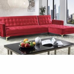 Chic Home - Iconic Home Amandal Convertible Sofa Sleeper Bed L