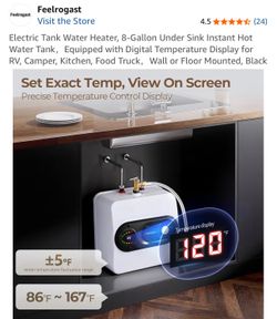 🔥 NEW 8-Gallon Electric Under-Sink Water Heater – Instant Hot Water!