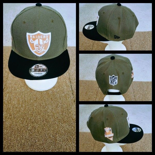LAS VEGAS RAIDERS NFL FOOTBALL π SNAPBACK HAT.