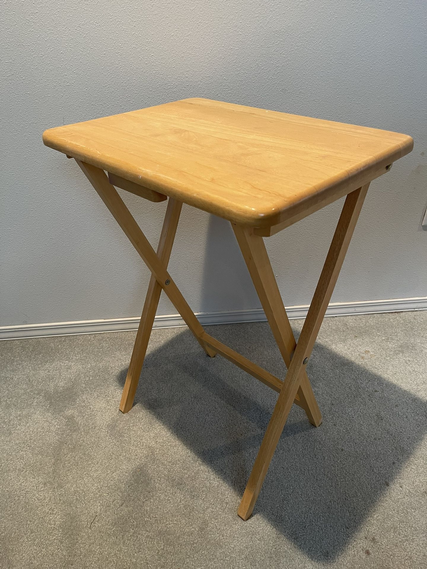 Wooden TV Tray Table