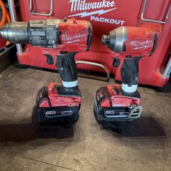 Milwakee Fuel Brushless Drill Impact Set