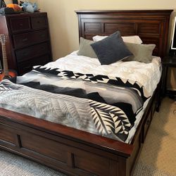 Bed Frame And Mattress-Full Size