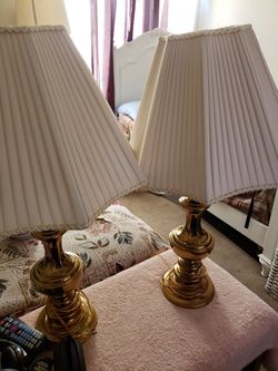 Lamps $20 for both