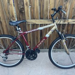 San Francisco 49ers Custom Bike 26 Inch 