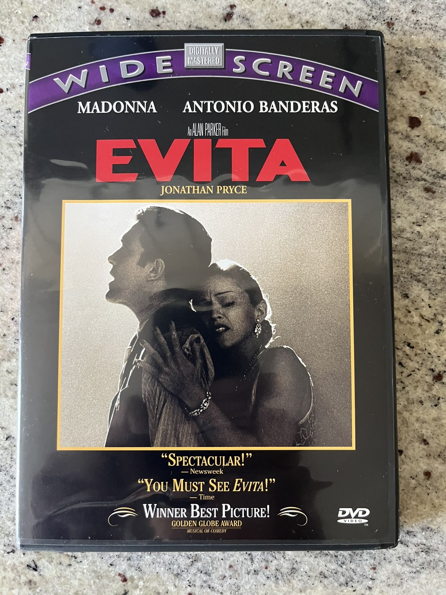 Evita DVD β Widescreen, Excellent Condition - $10 OBO