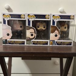 Funko Pop! Fantastic Beasts: The Crimes Of Grindlewald Newt Scamander, Albus Dumbledore, Gellert Grindlewald #14,15,16