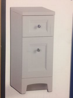 Glacier Bay Drawer base w/white marble top