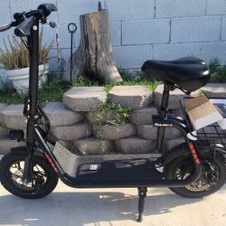 5th Wheel Electric Scooter w/ Seat & Basket