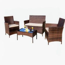 BRAND NEW PATIO SET AND GAZEBO. STILL IN BOX 