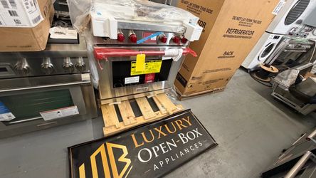WOLF 36ā DUAL FUEL RANGE ā NEW OPEN BOX Model: DF36450G/S/P Condition: New Open Box š° MSRP: $13,995 š„ PRICE TODAY: $12,199 š”ļø STORE WARRANTY INCLU