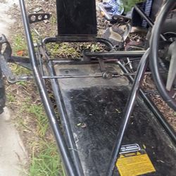 Black go kart