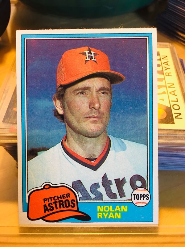 1981 Topps Nolan Ryan Card 240 in excellent mint