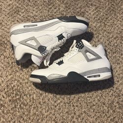Jordan 4 White Cement sz12
