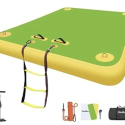 Wauffua 8'Lx6.6"Wx6" Inflatable Floating Dock - Brand new 