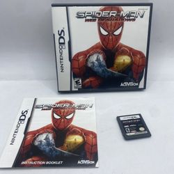 Spider-Man Web of Shadows Nintendo DS CIB USA Marvel Action Complete In Box 2008