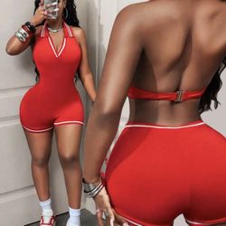 1piece Back out Jumper