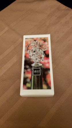 Mikasa Austrian Crystal Wine Bottle Stopper