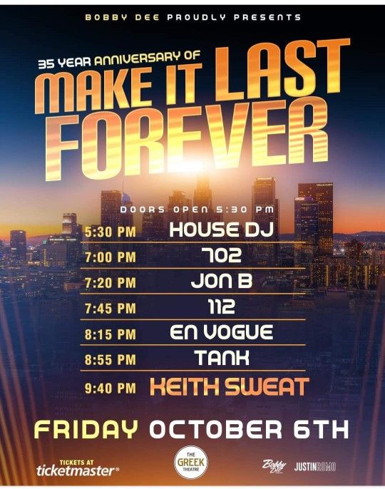Make It Last Forever Tickets