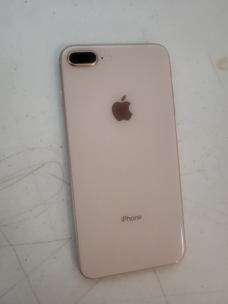 Apple iPhone 8 plus 64 GB UNLOCKED. COLOR GOLD ROSE .WORK VERY