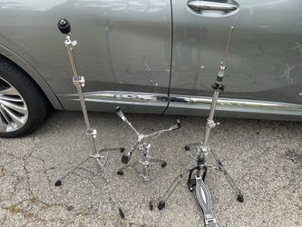 Snare Cymbal Drum Stands $45:each Pickup @ Kempsville library in Virginia Beach or Bingo City in Yorktown