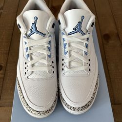 Jordan 3 Retro UNC Mens Size 9