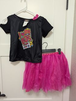 Girls 80’s Costume – Child Medium – NEW