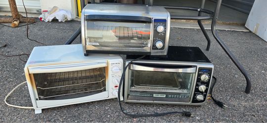 Black & Decker and Euro Pro X --Multifunctional Used Toaster ovens