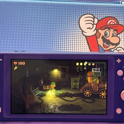 Nintendo Switch Lite - Blue, with case