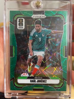 Raul Jimenez 5/5 Green Celestial Lattice Prizm 2026 World Cup SSP