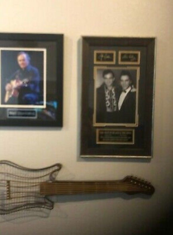 Elvis Presley And Johnny Cash Autograph Picture