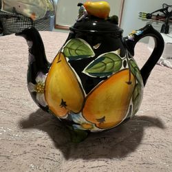 New Blue Sky Clay works Ceramic  Teapot  Kettle 