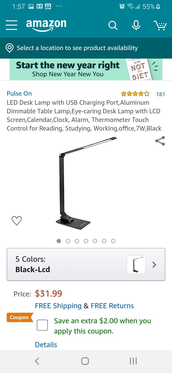 Smart desk Lamp