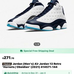 Jordan 13 Obsidian 