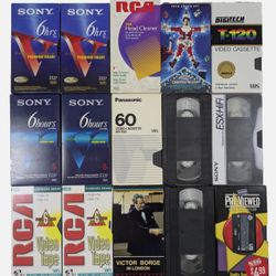 Lot of 15 Used VHS Tapes - As Is