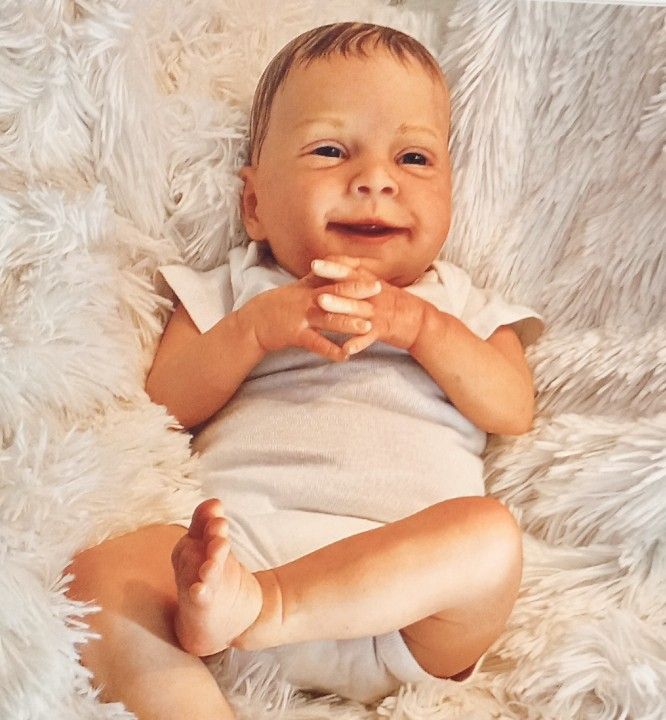 Reborn Baby Boy ,Sabastian by Sculptor Olga Auer