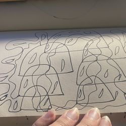 Unique Abstract Drawing Art 